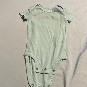 Carters green onesie